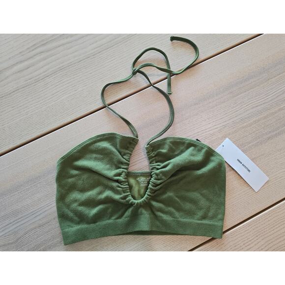UO Out From Under Cozy Up Seamless Convertible Bra Top – M/L, Green, New - Picture 1 of 2